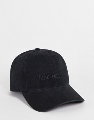 Timberland cap in black with central logo