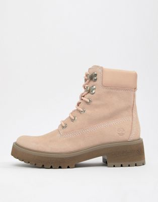 rose suede boots