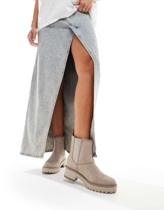 Timberland carnaby cool mid chelsea boot in taupe gray | ASOS
