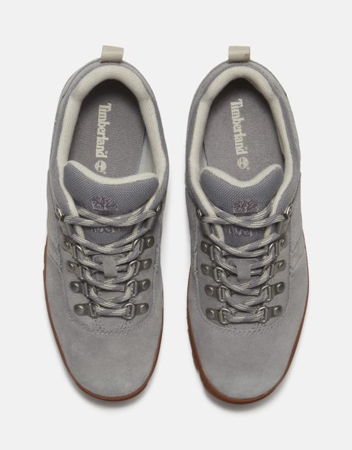Timberland chaussure basse à lacets en daim gris moyen, 4 de 4