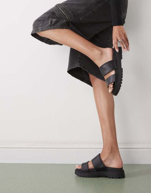 Timberland - Clairemont Way - Sandalen van leer in zwart, 4 van 4