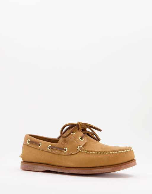 Timberland tan cheap boat shoes