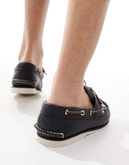 Timberland Classic Timberland Boat Shoes Navy Blue Timberland