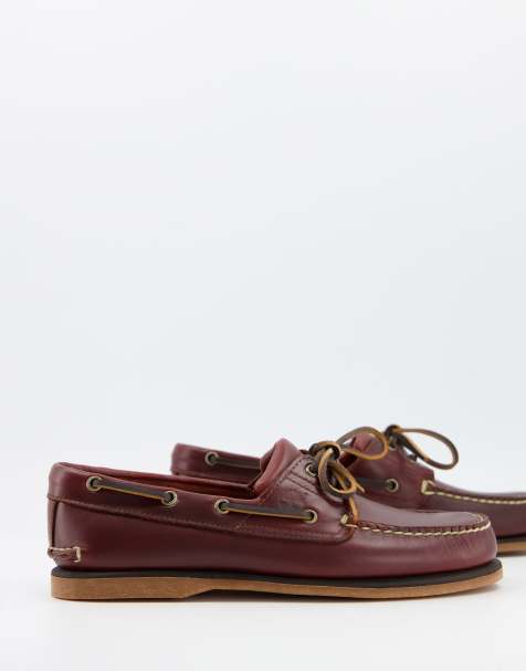Timberland classic boat shoes in dark brown  - view 1