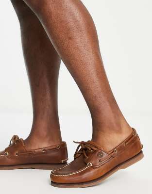 timberland boat shoes mid brown