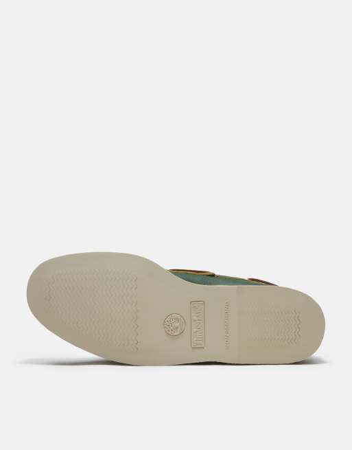 Timberland - Classic - Scarpe da barca verde medio pieno fiore, 2 di 4