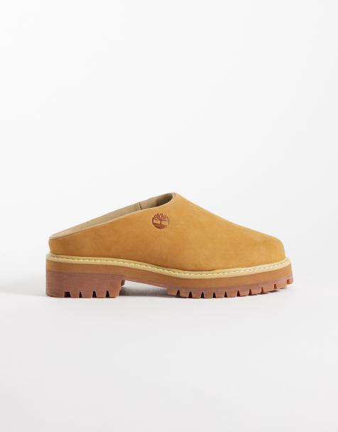 Timberland clog in tarwekleurig nubuck - view 1