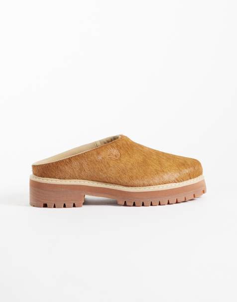 Timberland clog schoen in bruin - view 1
