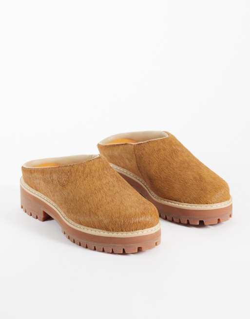 Timberland clog schoen in bruin, 2 van 4