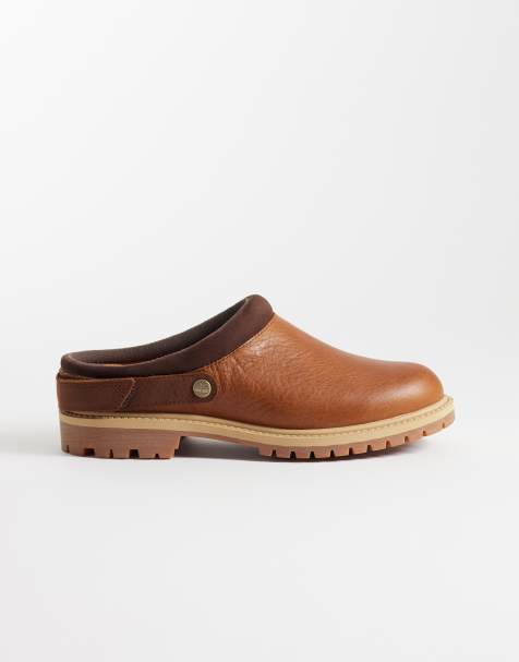 Timberland clog shoes in dark brown - view 1