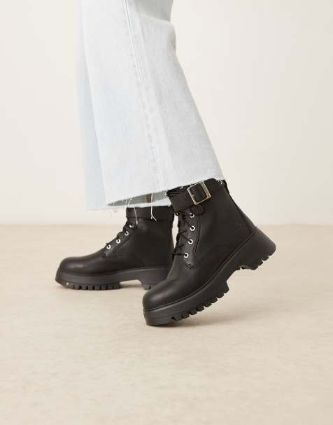 Timberland Cora Valley lace boots in black - view 1
