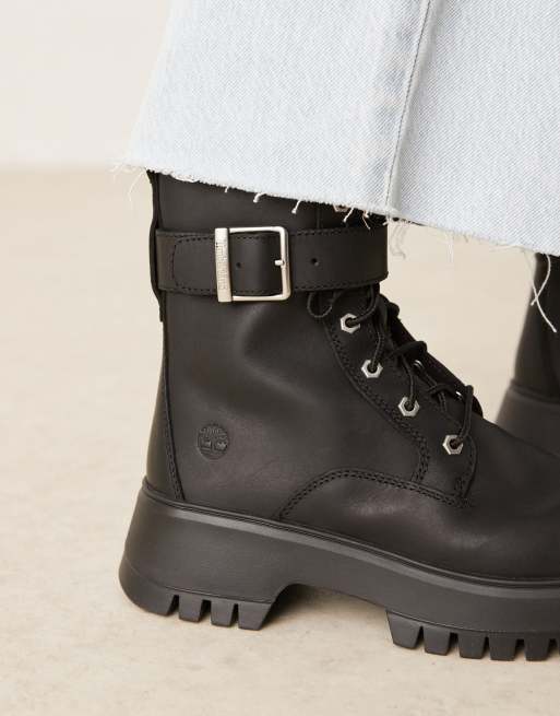 Timberland - Cora Valley - Stivali stringati neri, 2 di 4