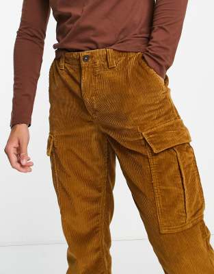 brown corduroy cargo pants