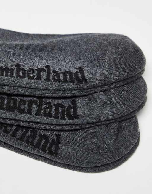 Timberland – Core Sport – Zestaw 3 par ciemnoszarych skarpetek, 4 z 4