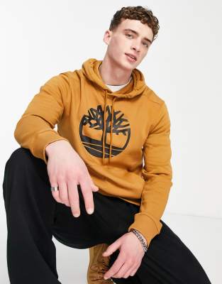 Timberland Core Tree Logo Hoodie In Brown-neutral In Neutral