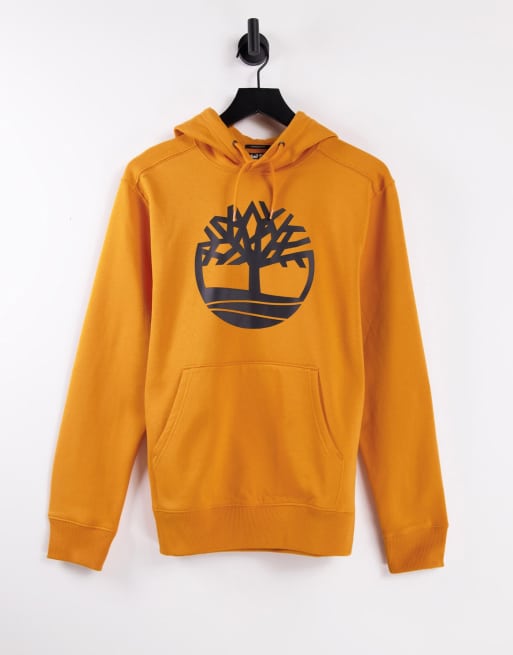 Orange timberland online hoodie