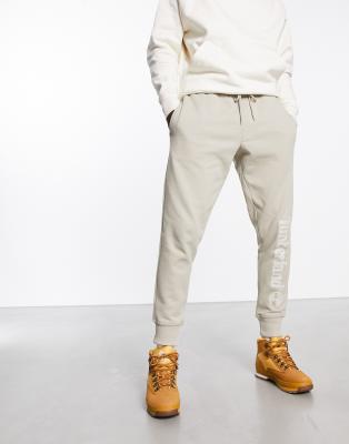 Timberland Core Tree logo joggers in beige