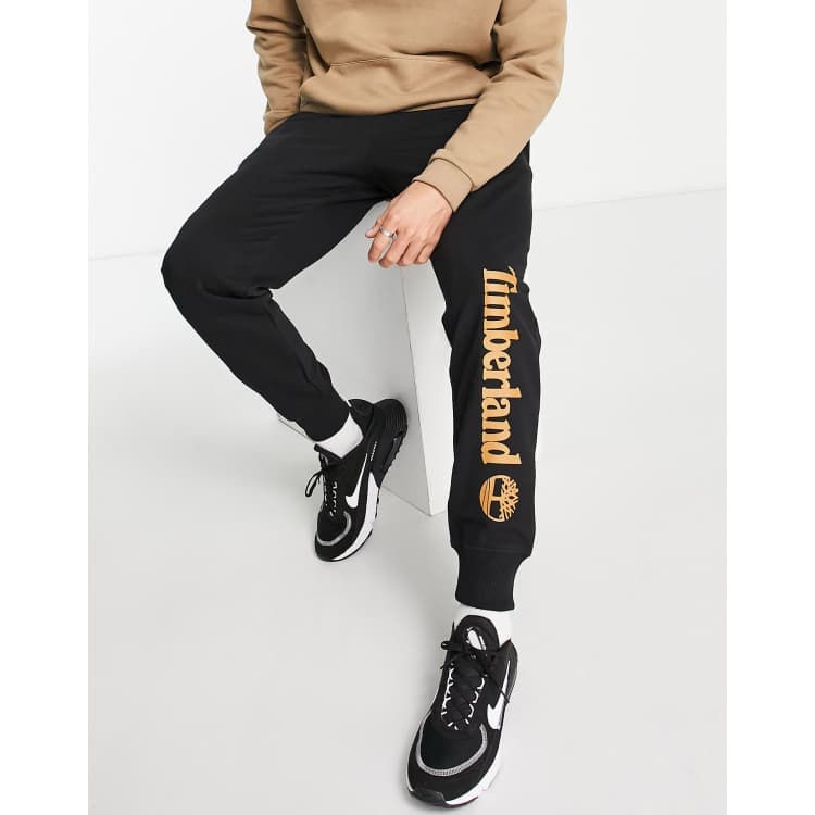 Timberland Core Logo sweatpants in black |