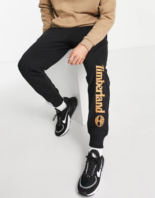 Timberland Core Tree Logo sweatpants in black ASOS