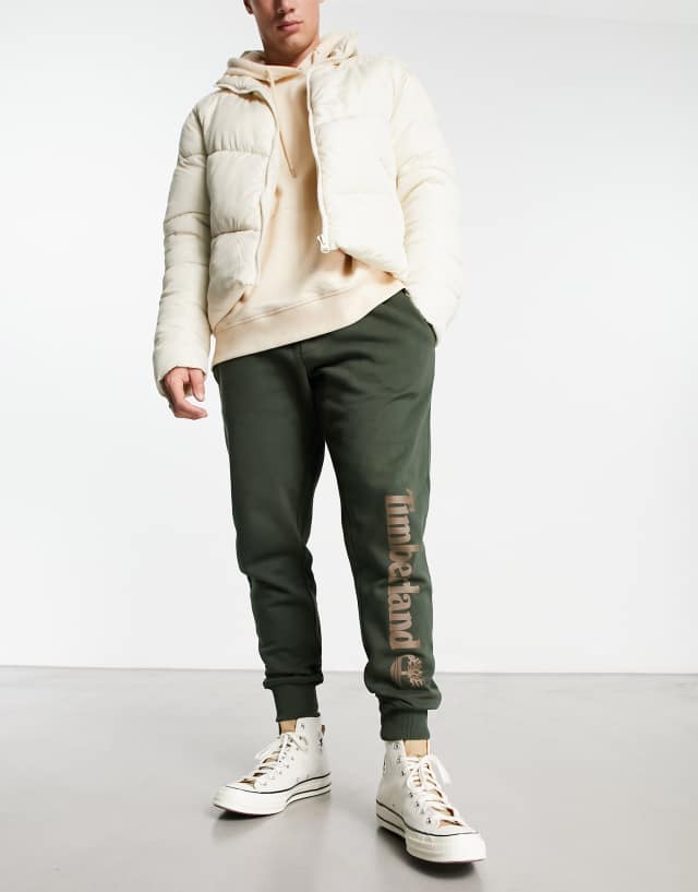 Timberland Core Tree Logo sweatpants in brown