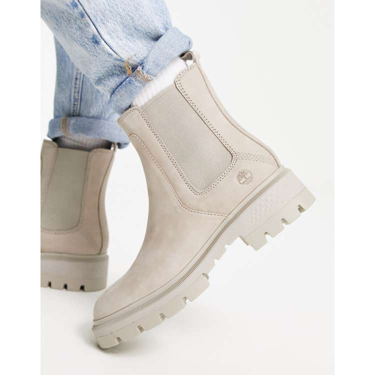 timberland chelsea boots beige