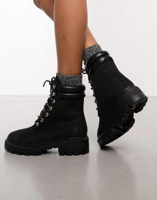 Timberlands dames online zwart