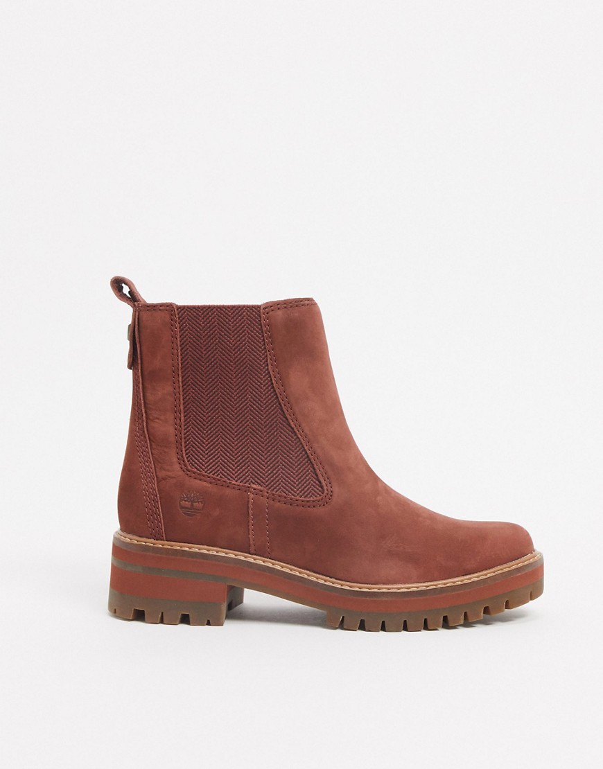 Timberland courmayeur valley chelsea boots in tan