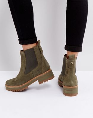 Timberland - Courmayeur Valley - Olijfgroene boots | ASOS