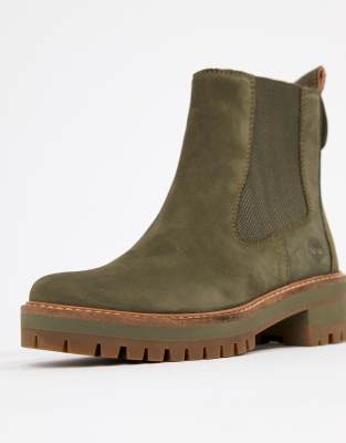 timberland courmayeur valley chelsea boots olive