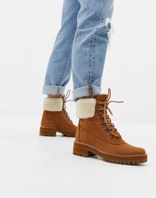 courmayeur valley shearling boot