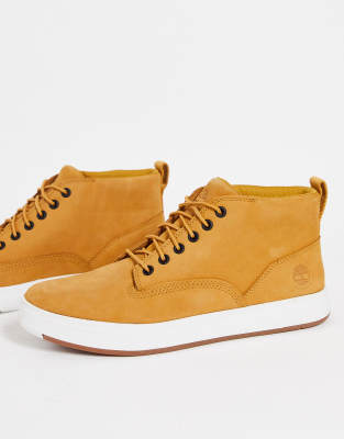 Timberland Davis Square Chukka In Wheat-white In White