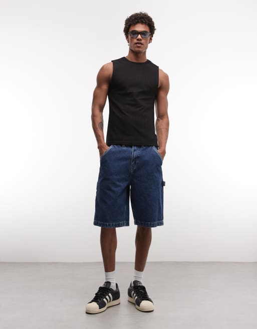 Timberland Denim carpenter shorts in '96 blue, 2 of 5