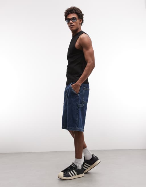 Timberland Denim carpenter shorts in '96 blue, 5 of 5