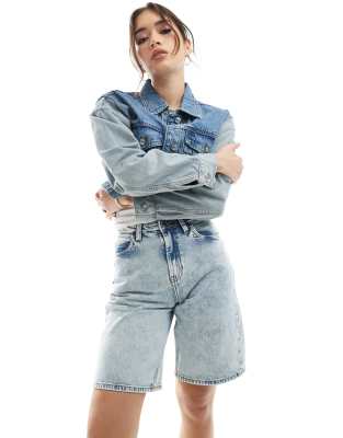 Timberland - Denim-Shorts in der Farbe Salt Coast-Neutral
