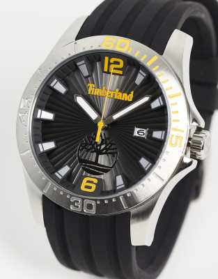 black timberland watch