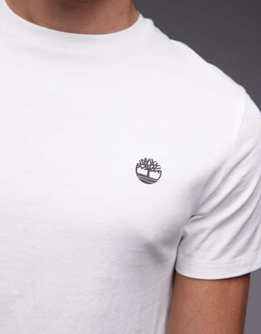Timberland - Dunstan - Lot de 3 t-shirts à petit logo - Blanc, 5 de 5