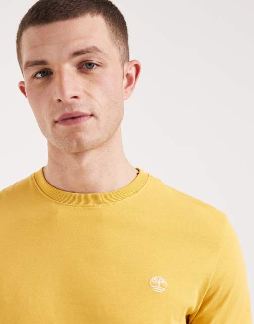 Timberland – Dunstan River – Kurzärmliges T-Shirt in Dottergelb, 5 von 5