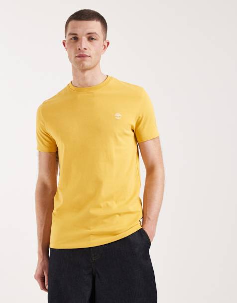 Timberland Dunstan river short-sleeve t-shirt in yolk yellow