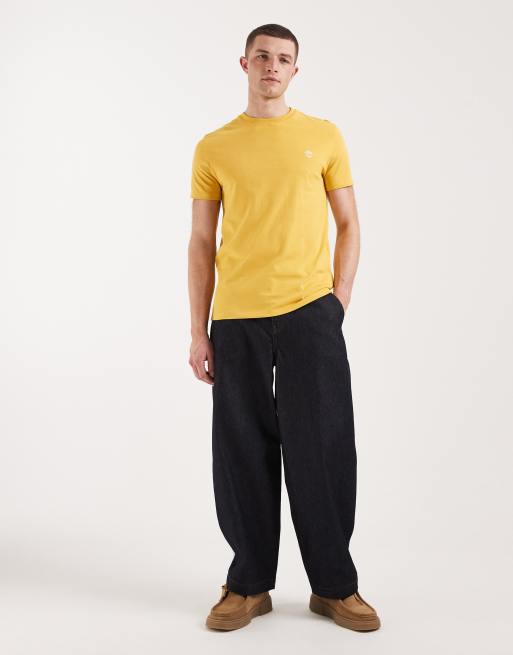 Timberland - Dunstan River - T-shirt a maniche corte giallo tuorlo, 2 di 5