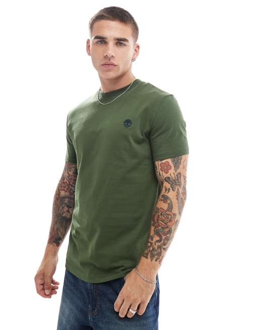 Timberland - Dunstan River - T-shirt met klein logo in groen