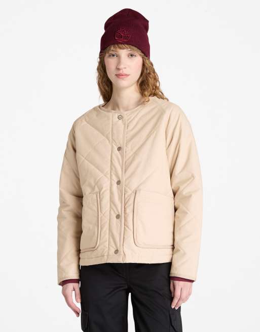 Timberland - Durable - Giacca trapuntata idrorepellente color daino