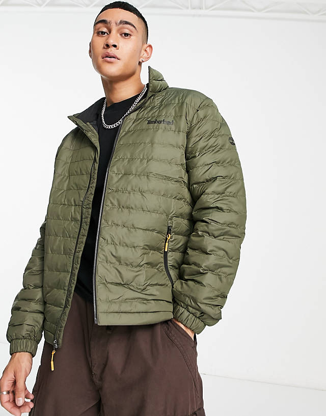 Timberland - dwr axis peak jacket in khaki