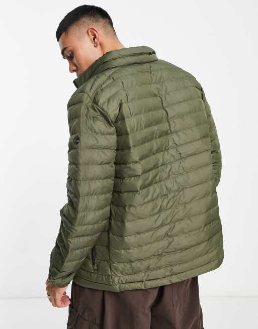 Timberland DWR Axis peak jacket in khaki, 2 of 4