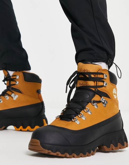 Timberland Edge World hiker boots in wheat tan