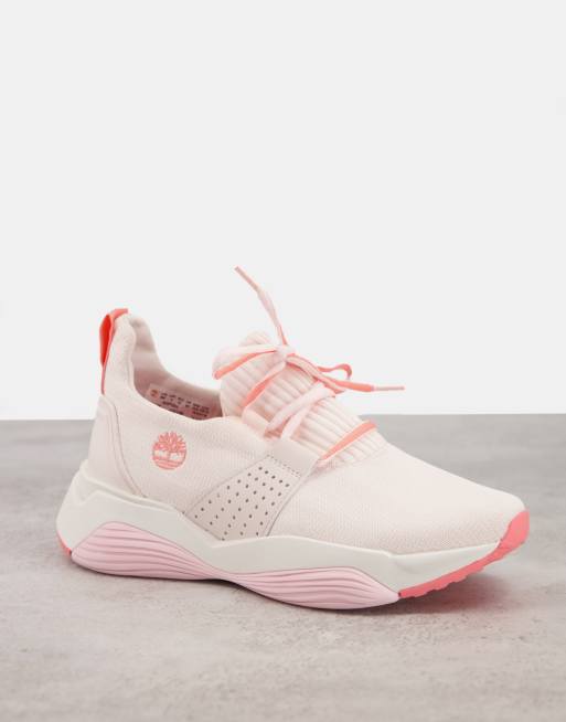 Timberland store pink sneakers