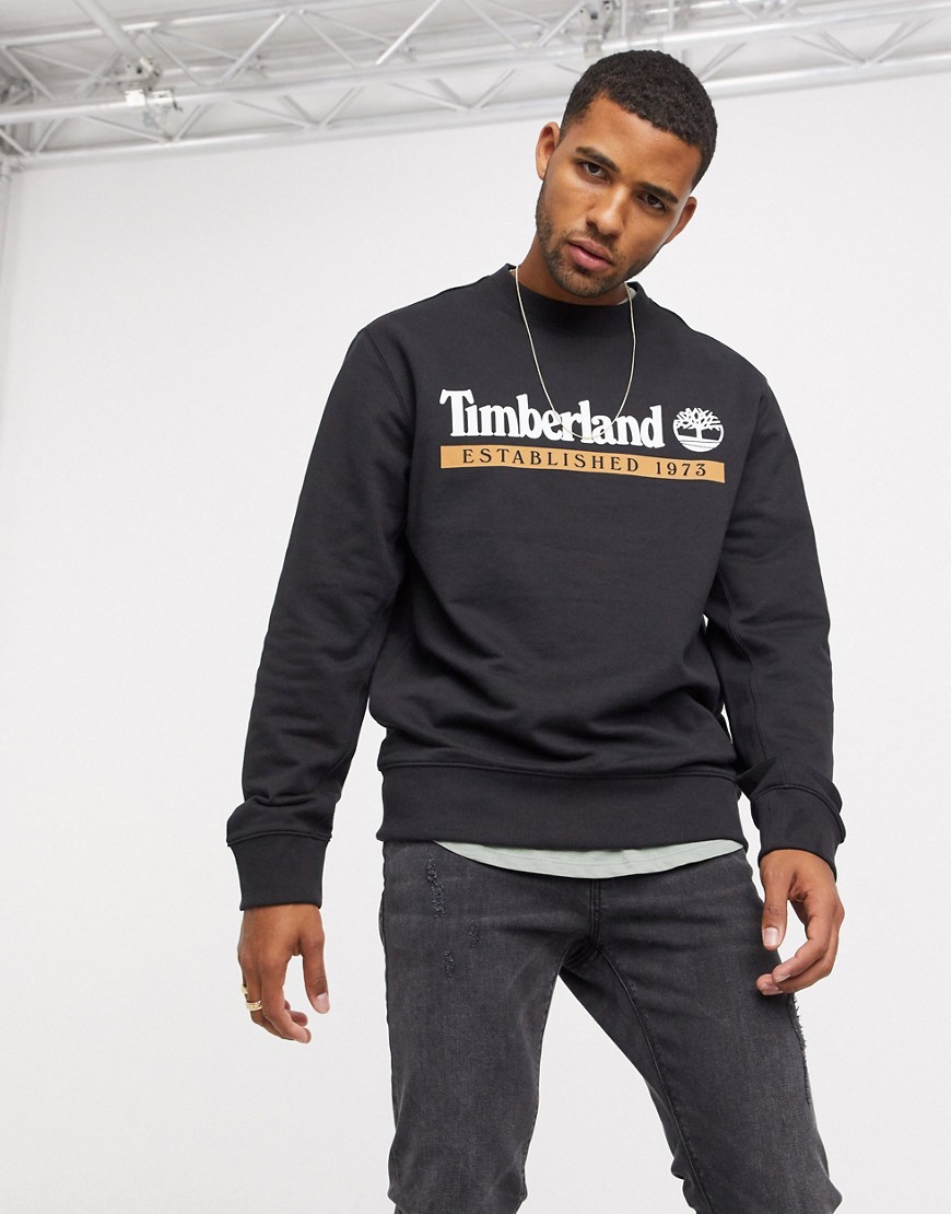 Timberland – Established 1973 – Svart sweatshirt