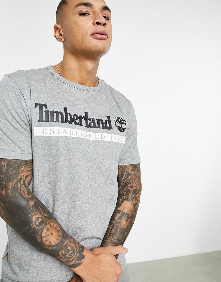 Timberland Established 1973 t-shirt in grey