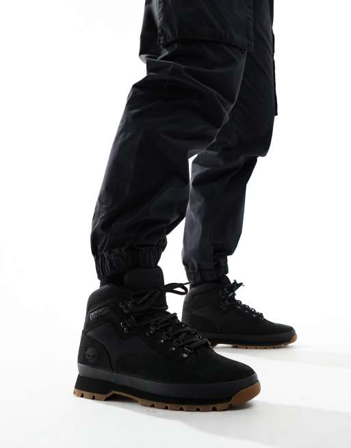 Timberland Euro Hiker boots in black ASOS