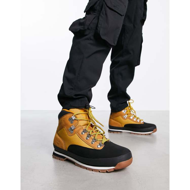 Timberland noir et clearance or