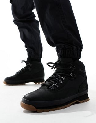 Timberland Euro Hiker F/L boots in black - ASOS Price Checker